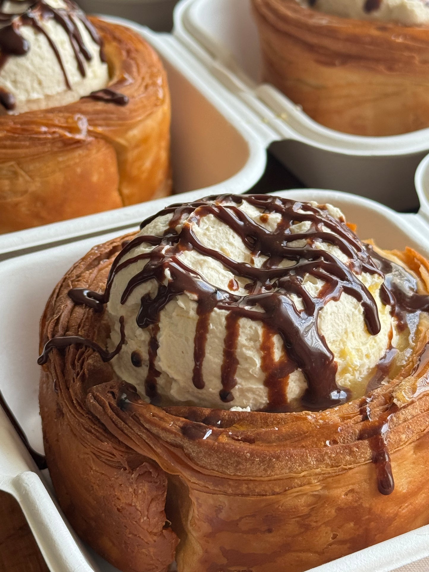 Cream Filled Croissants