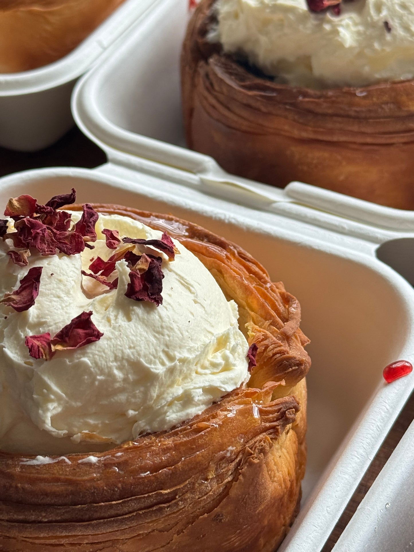 Cream Filled Croissants