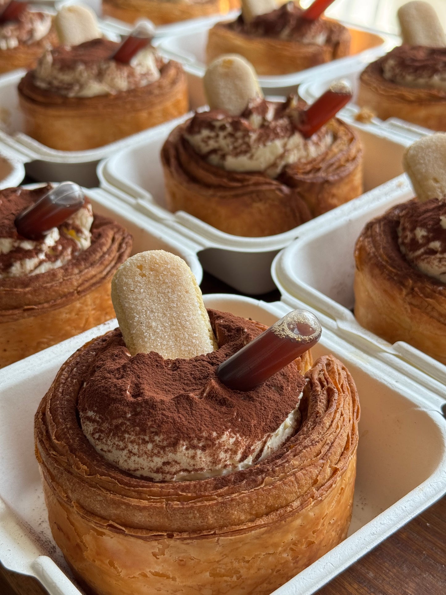 Cream Filled Croissants