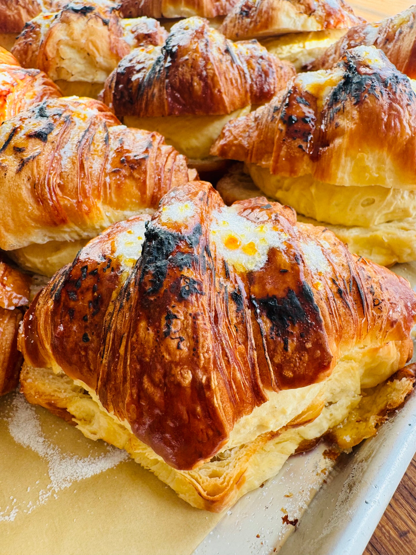 Cream Filled Croissants