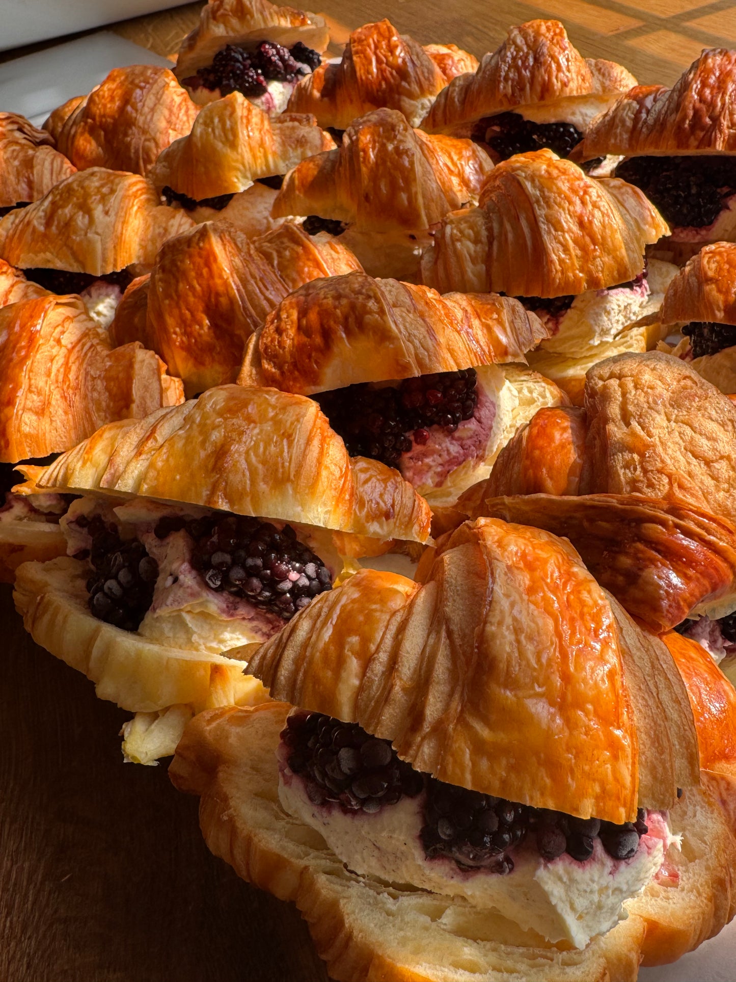 Cream Filled Croissants